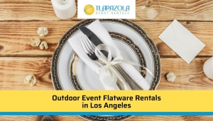 Outdoor Event Flatware Rentals in Los Angeles